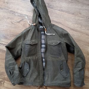 Taylor Stitch blanket-lined waxed canvas parka
